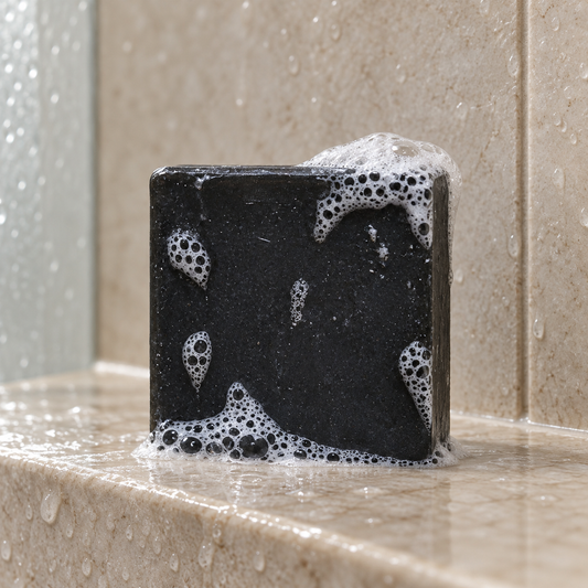 Activated Charcoal and Tea Tree Black Soap Bar