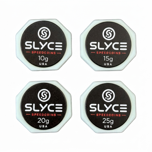 SLYCE SpeedCoins Black Edition - Pickleball Paddle Tuning Handle Weights