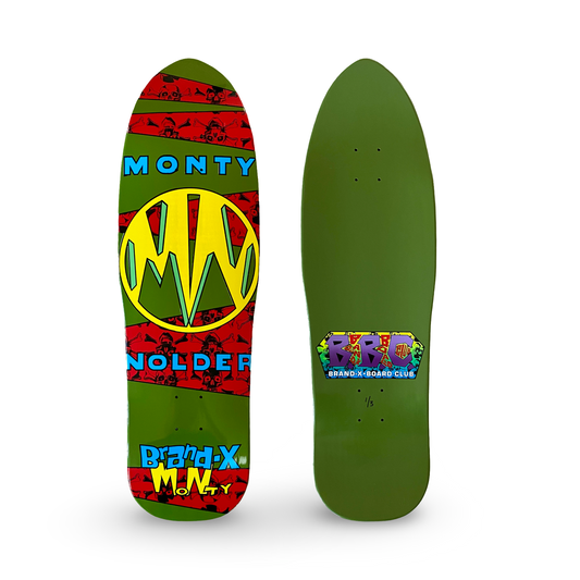 Monty Nolder BBC Limited Edition Deck 9.5"x32" HAND PAINTED (1 of 3)