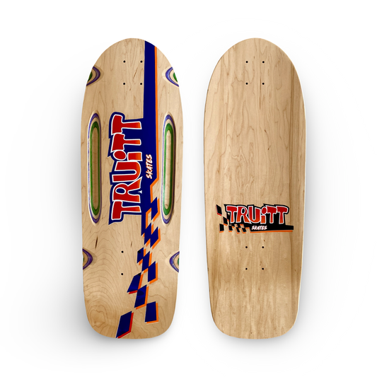 Truitt Skates Routed 10”x30” Limited Edition Deck HAND-PAINTED (1 of 10)
