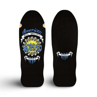 Bill Danforth Circle of Skulls 10”x30” Limited Edition, HAND PAINTED Deck