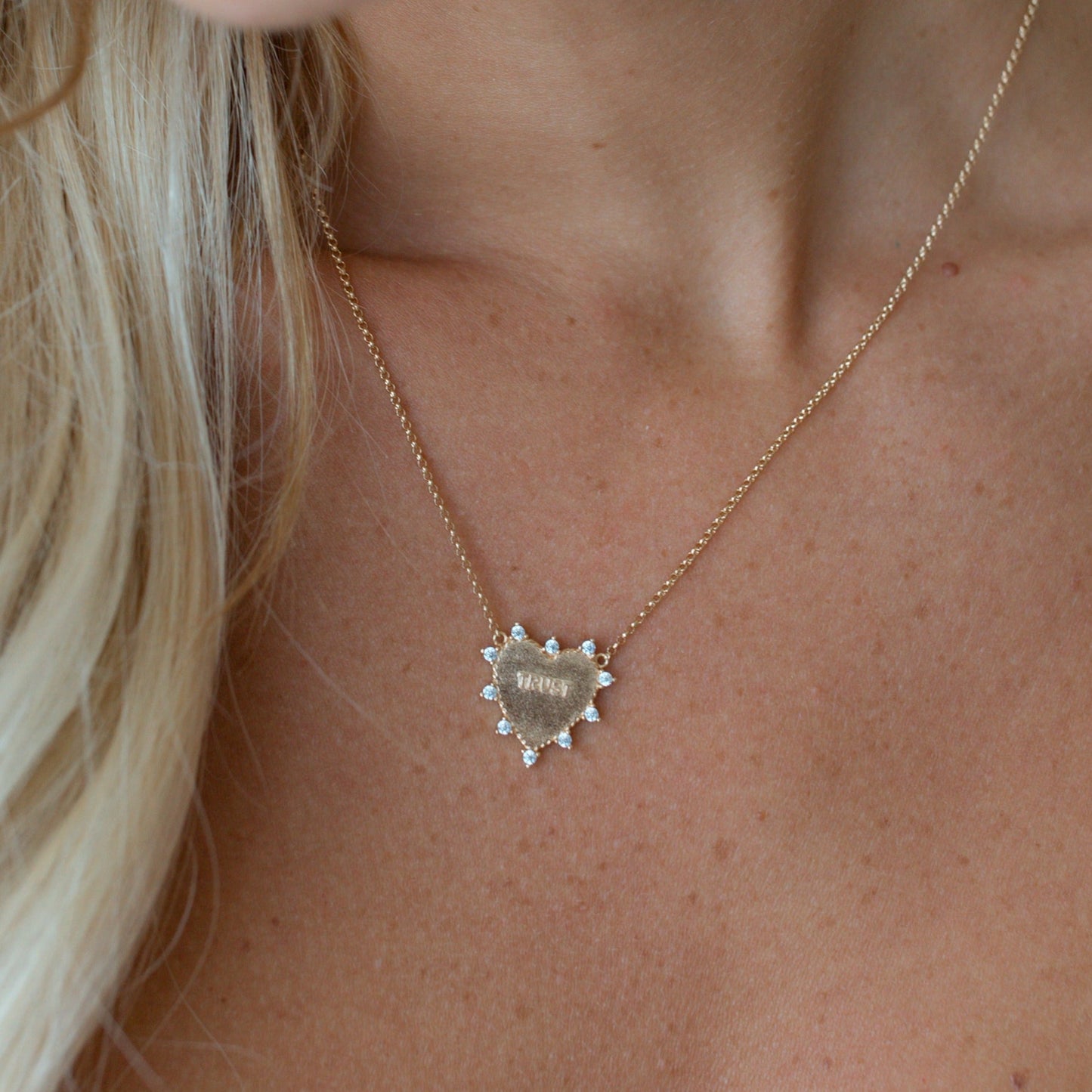 Gold Heart of Trust Necklace