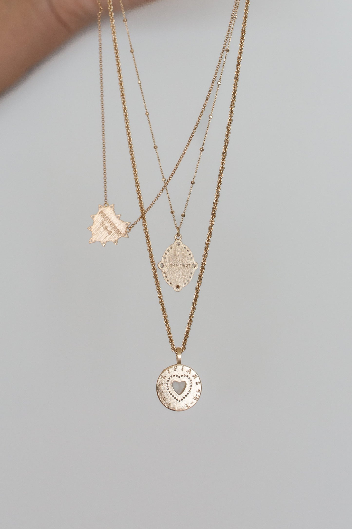 Gold Heart of Trust Necklace