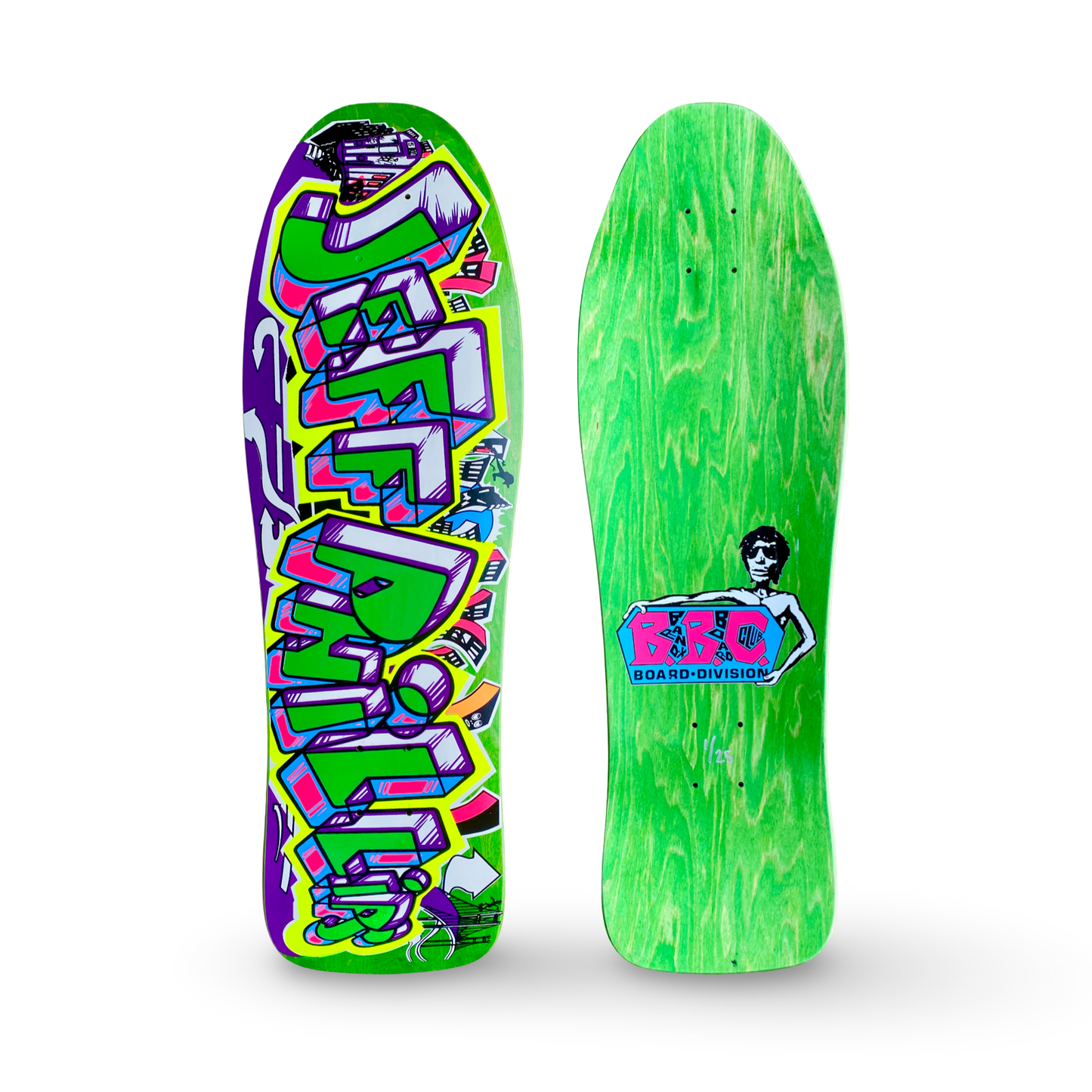 Jeff Phillips GRAFFITI Limited Edition, HAND PAINTED BBC Deck (1 of 25)