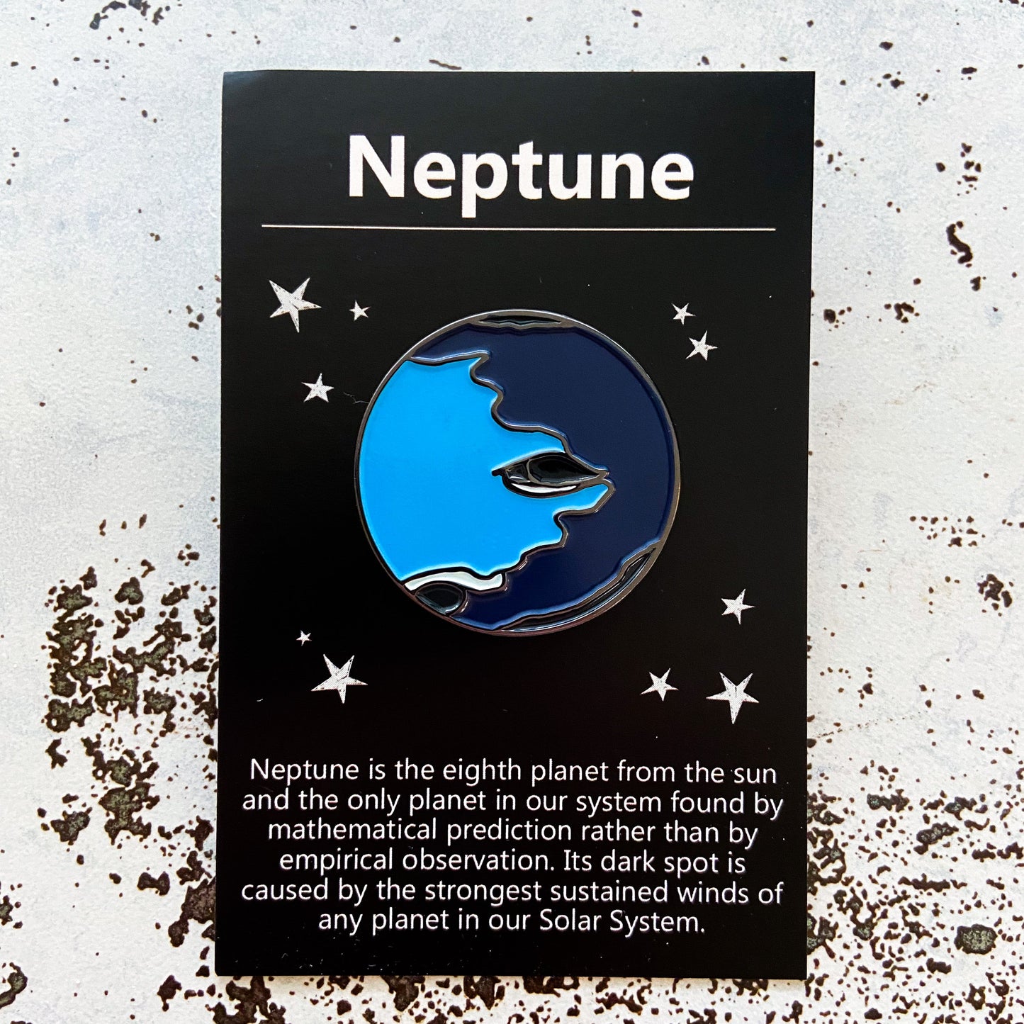 Neptune Enamel Pin