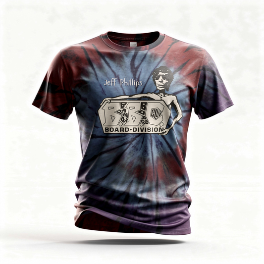 Jeff Phillips Tribute BBC TIE-DYE Shirt