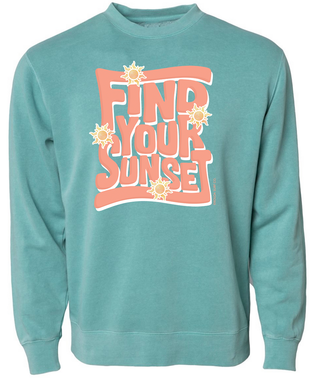 Koloa Groovy  Find Your Sunset Sweatshirt