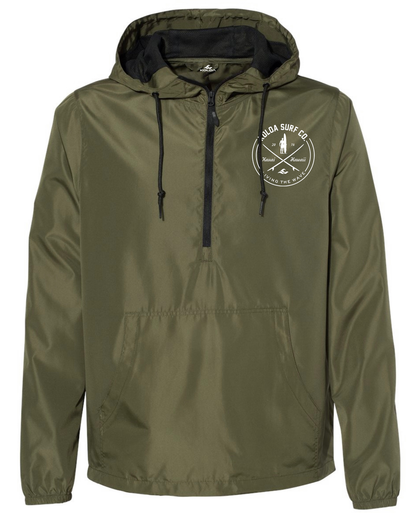 Koloa Looking For Waves Quarter-Zip Water Resistant Windbreaker