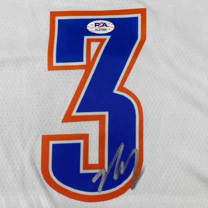 Autographed/Signed Josh Giddey Oklahoma City Thunder White Authentic Basketball Jersey PSA/DNA COA