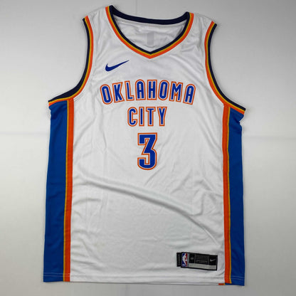 Autographed/Signed Josh Giddey Oklahoma City Thunder White Authentic Basketball Jersey PSA/DNA COA