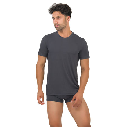 Men's Bamboo Crew Neck Undershirts (3-Pack)