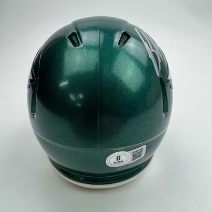 Autographed/Signed Brandon Graham Philadelphia Eagles Mini Football Helmet JSA COA