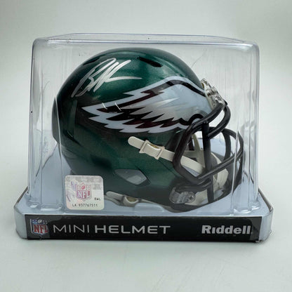 Autographed/Signed Brandon Graham Philadelphia Eagles Mini Football Helmet JSA COA