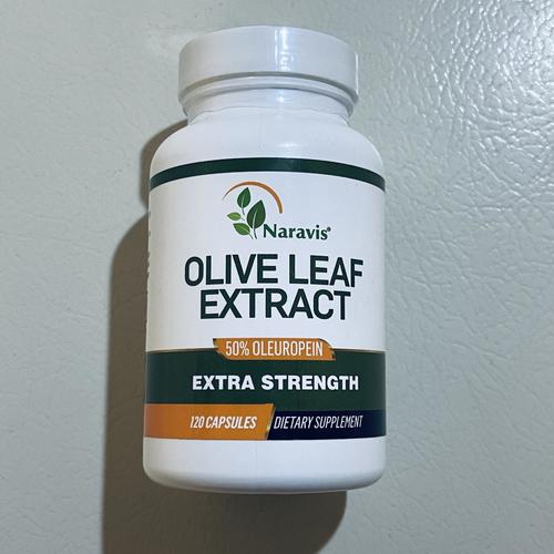 Naravis Olive Leaf Extract 4-Month Supply - 50% Oleuropein Highest Concentration - EXP 6/26