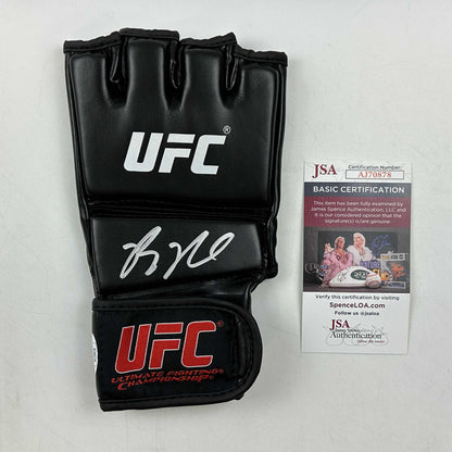 Autographed/Signed Bo Nickal Black Fighting Glove JSA COA Auto