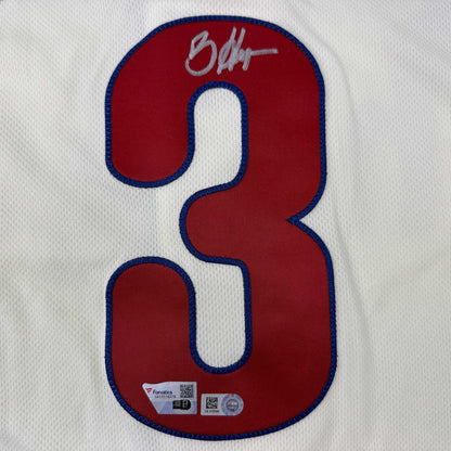 Autographed/Signed Bryce Harper Philadelphia Phillies Cream Authentic Baseball Jersey Fanatics & MLB COA