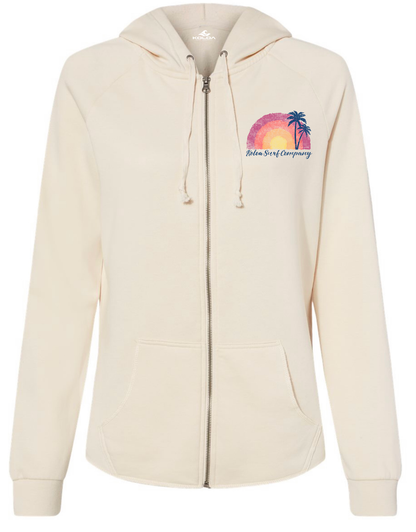 Koloa Watercolor Zip-Up Hoodie