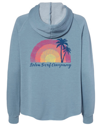 Koloa Watercolor Zip-Up Hoodie