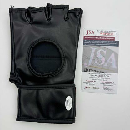 Autographed/Signed Corey Sandhagen UFC MMA Ultimate Fighting Black Glove JSA COA