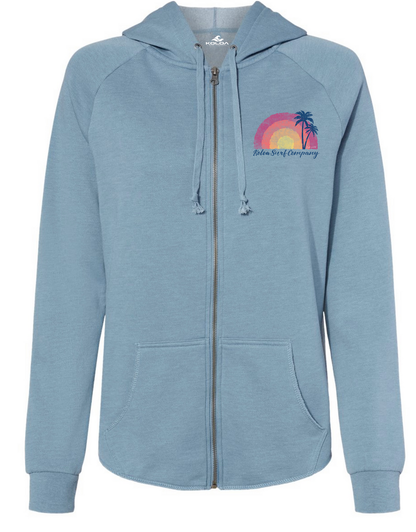 Koloa Watercolor Zip-Up Hoodie