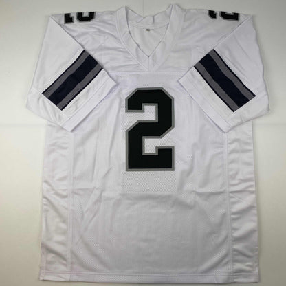 Autographed/Signed JK J.K. Dobbins Ohio State White Alternate College Football Jersey JSA COA