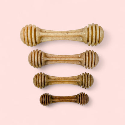Honey Bone Nylon Dog Toy for Aggressive Chewers | Indestructible | USA Made