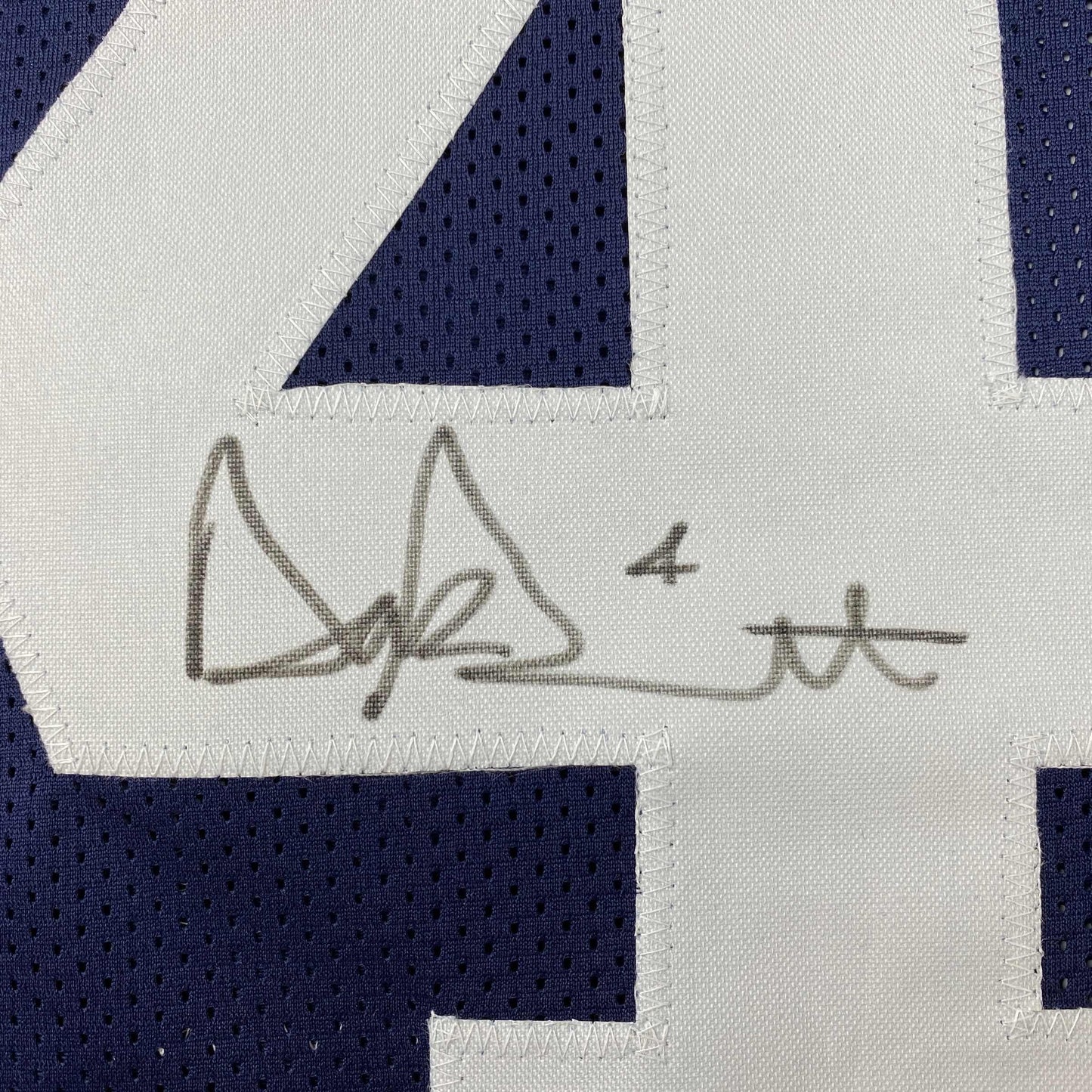 Autographed/Signed Dak Prescott Dallas Thanksgiving Day Football Jersey JSA COA