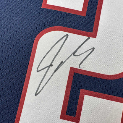 Autographed/Signed Jamal Murray Denver Nuggets Blue Authentic Swingman Basketball Jersey Fanatics COA