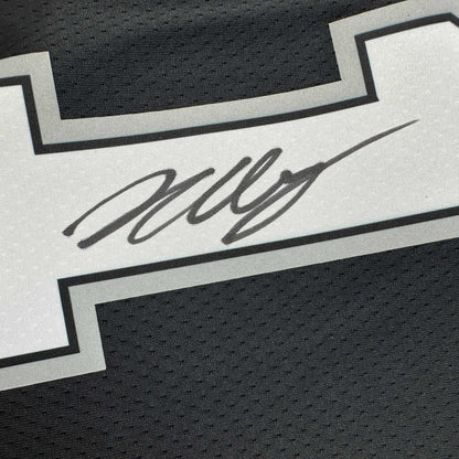 Autographed/Signed Victor Wembanyama San Antonio Spurs Black Authentic Swingman Basketball Jersey Fanatics COA