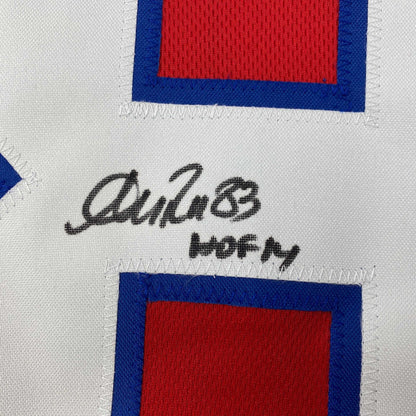 Autographed/Signed Andre Reed HOF 14 Buffalo Red Football Jersey JSA COA