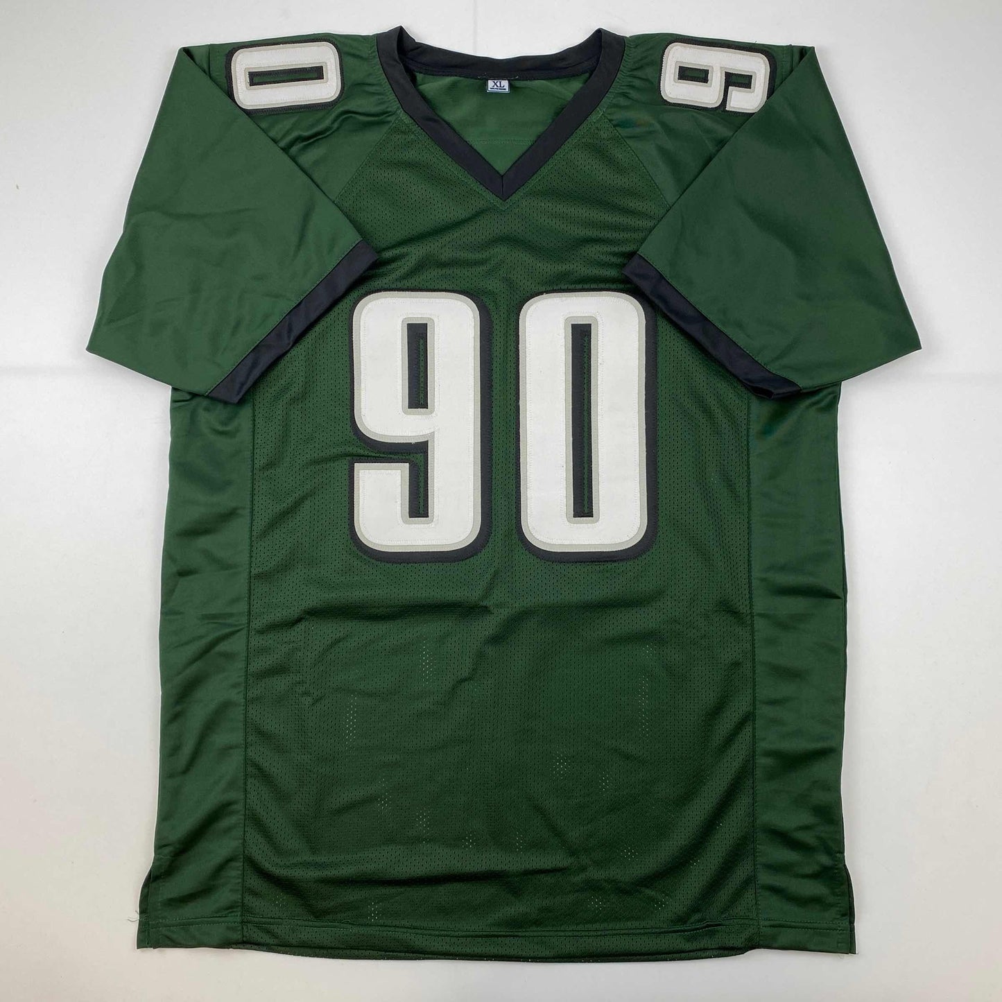 Autographed/Signed Jordan Davis Philadelphia Green Football Jersey JSA COA