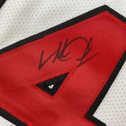 Autographed/Signed Charles Oakley Chicago White Basketball Jersey JSA COA