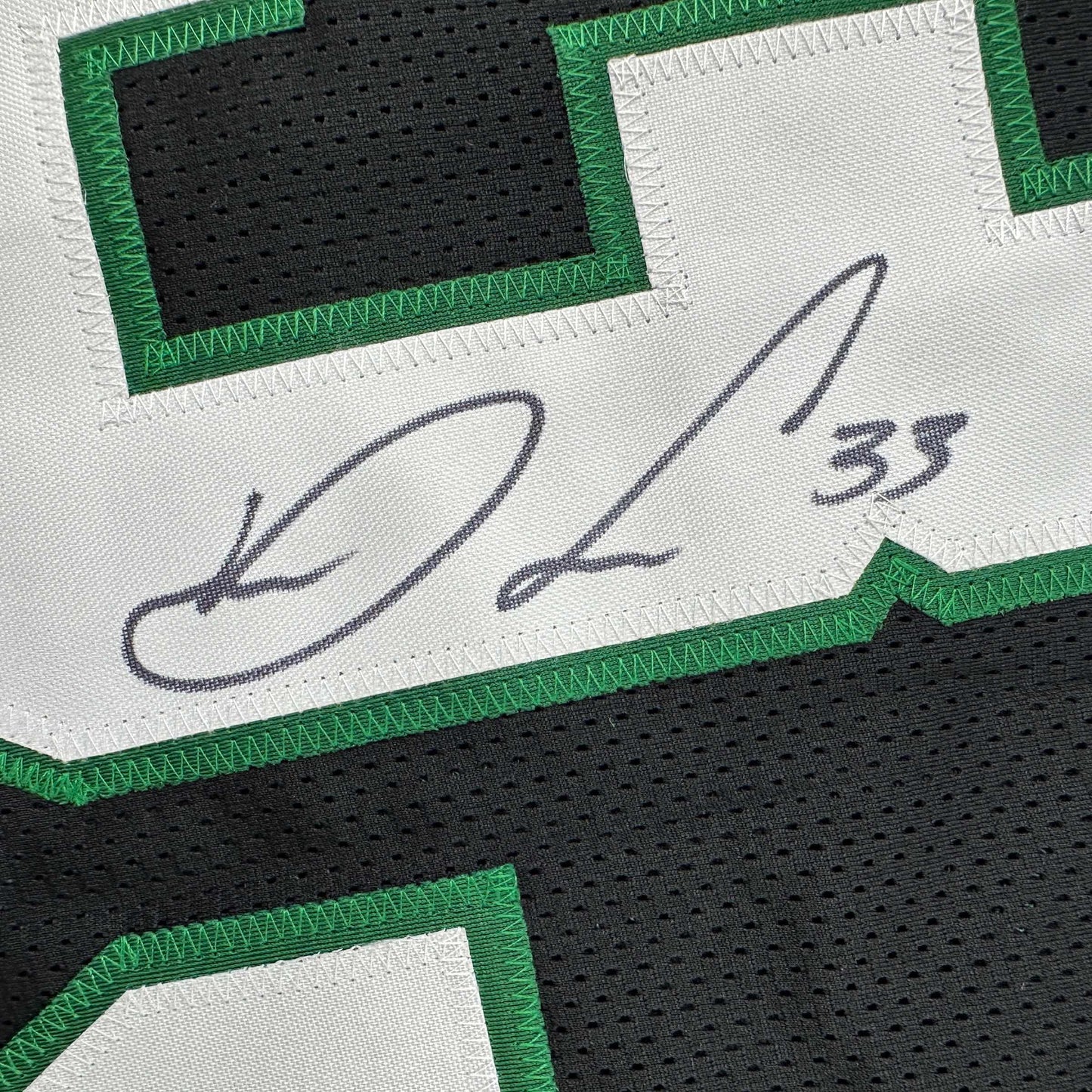 Autographed/Signed Dalvin Cook New York Black Football Jersey JSA COA