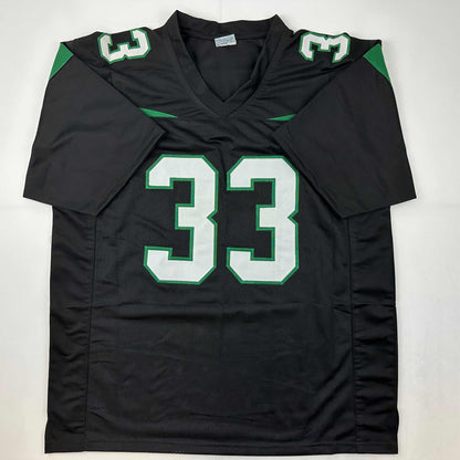 Autographed/Signed Dalvin Cook New York Black Football Jersey JSA COA
