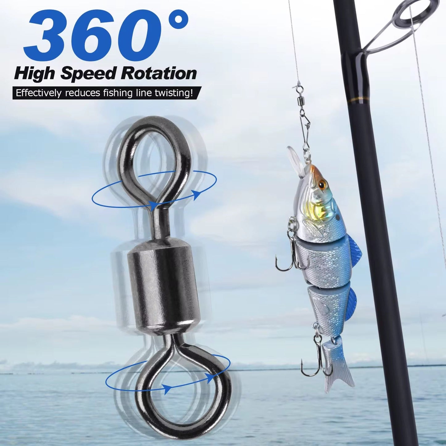 Rolling Barrel Swivels