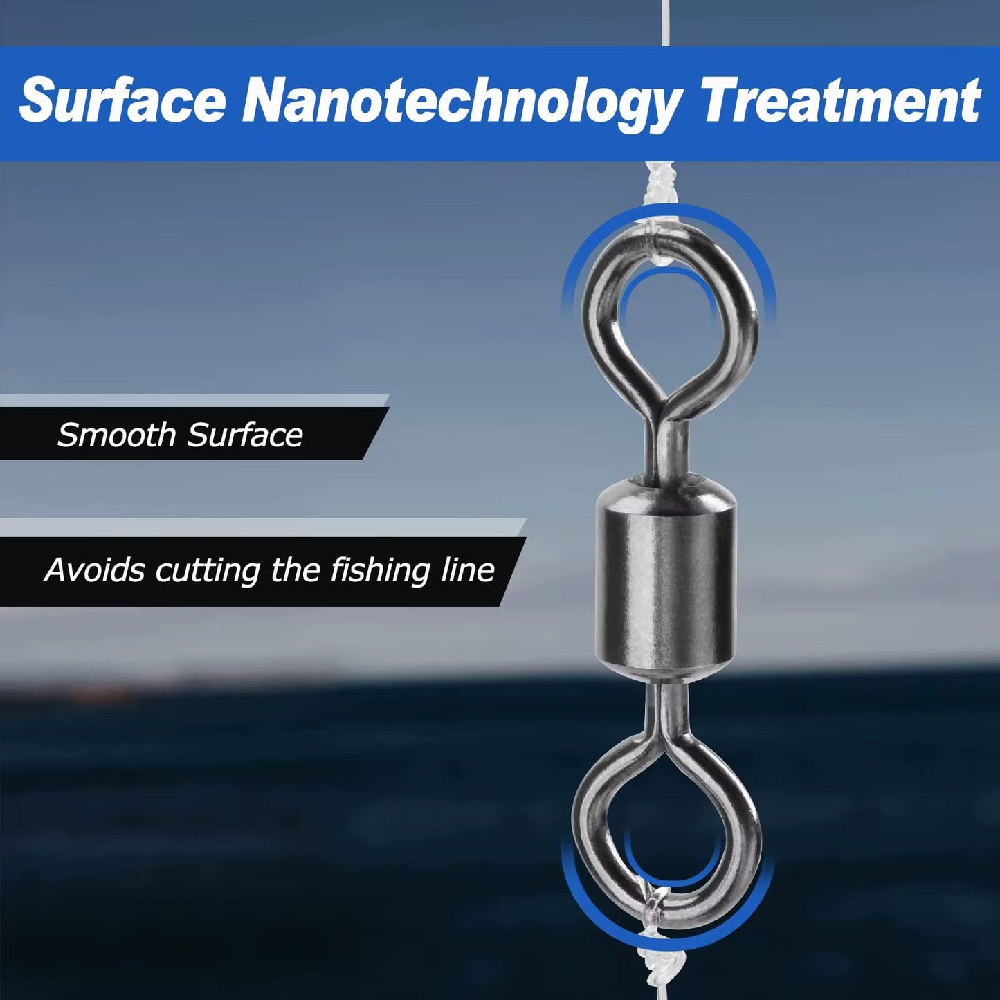 Rolling Barrel Swivels