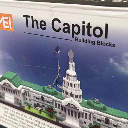 KLMEi Micro Mini Blocks United States Capitol Famous Building  (14+)  3630 PCS