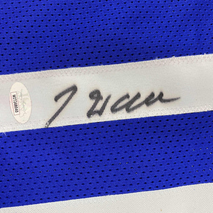 Autographed/Signed John Wall Los Angeles Blue Basketball Jersey JSA COA