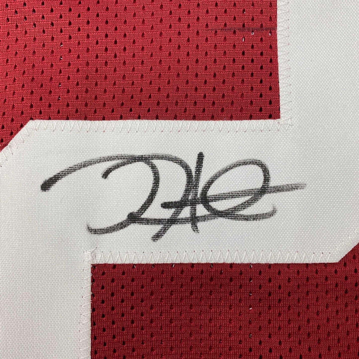 Autographed/Signed Jalen Hurts Alabama Red College Football Jersey JSA COA