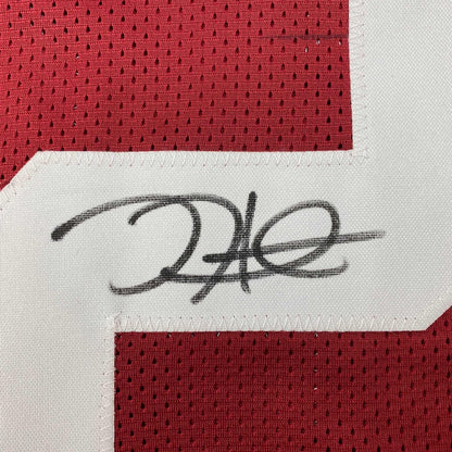 Autographed/Signed Jalen Hurts Alabama Red College Football Jersey JSA COA