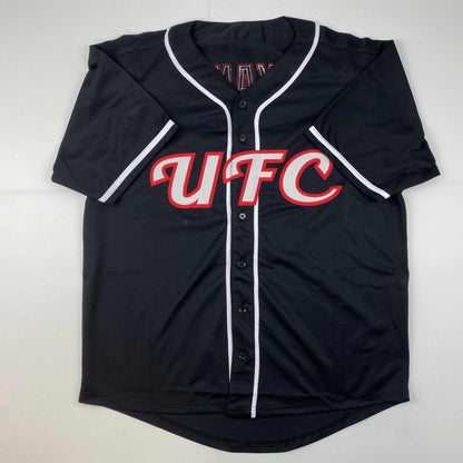 Autographed/Signed Petr Yan UFC MMA Black Ultimate Fighting Jersey Shirt PSA/DNA COA