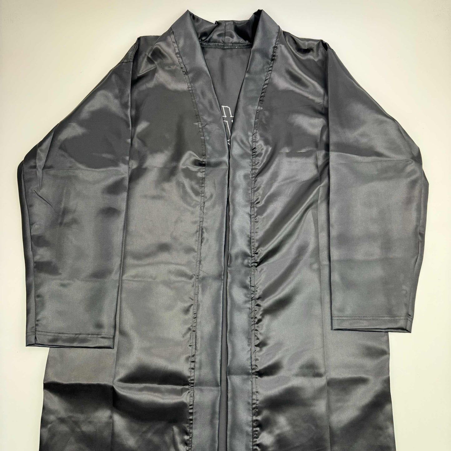 Autographed/Signed Ric Flair Nature Boy Black WWE Replica Wrestling Robe JSA COA #2