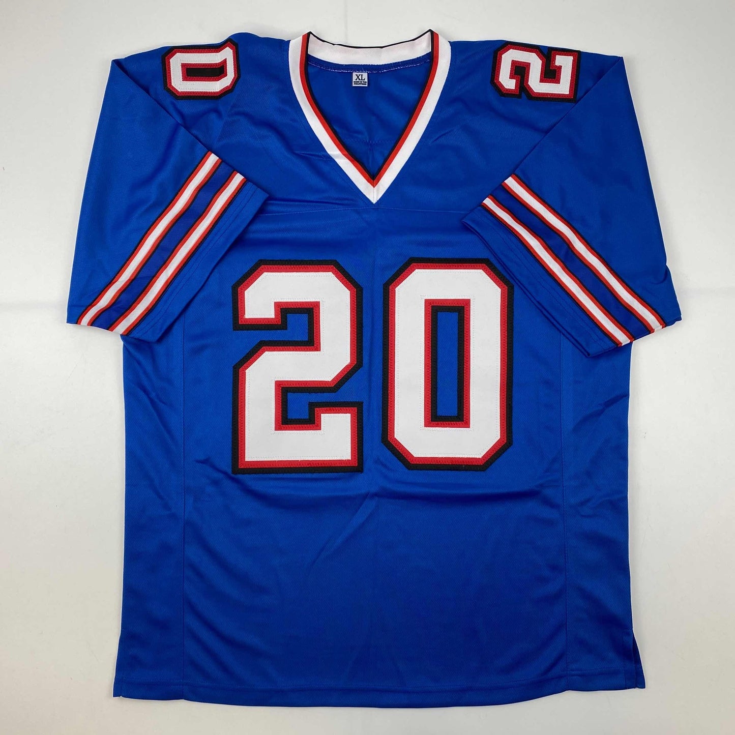 Autographed/Signed Frank Gore Buffalo Blue Football Jersey JSA COA