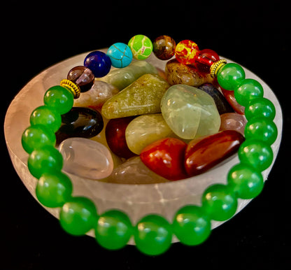 Chakra & Green Aventurine Healing Bracelet
