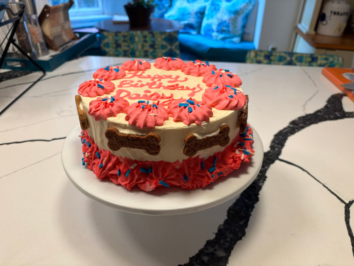 Organic Dog Birthday Cake