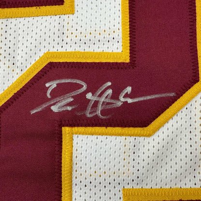 Autographed/Signed Deion Sanders Florida State FSU White College Football Jersey Beckett BAS COA