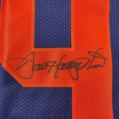 Autographed/Signed Dan Hampton Chicago Color Rush Football Jersey Beckett BAS COA