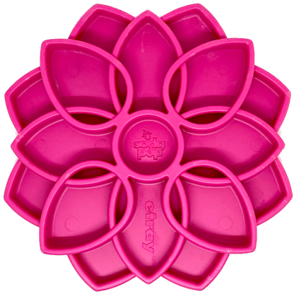 Mandala eTray Shallow Slow Feeder Dog Bowl for Enrichment | USA Made