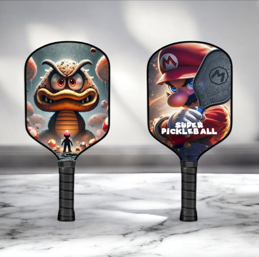 Goomba - Mario Brothers - Pickleball Paddle