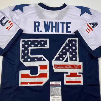 Autographed/Signed Randy White HOF 94 Dallas America's Team Football Jersey JSA COA